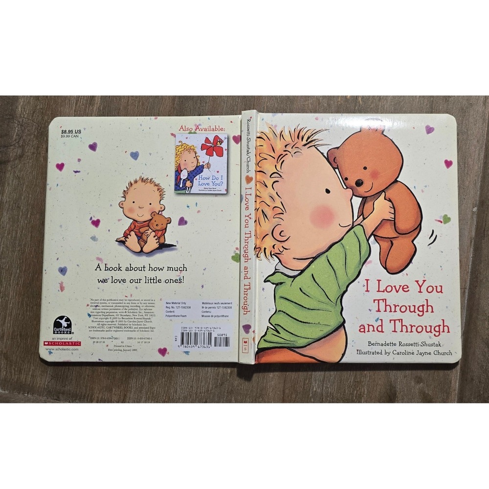 I Love You Through and Through Board Book Bernadette Rossetti-Shustak Scholastic